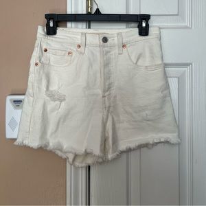 Levi's Jean ribcage shorts
